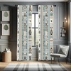 image:imageAmbesonne Abstract Curtains British Tartan Celtic Pattern with Vertical Horizontal Symmetric Stripes Image Window Treatments 2 Panel Set for Living Room Bedroom Pair of  28 x 63 Black WhiteBlue Grey Pale Grey Fawn