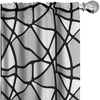 image:imageAmbesonne Abstract Curtains British Tartan Celtic Pattern with Vertical Horizontal Symmetric Stripes Image Window Treatments 2 Panel Set for Living Room Bedroom Pair of  28 x 63 Black WhiteCharcoal White