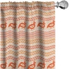 image:imageAmbesonne Animals Curtains Urban Jungle Themed Modern Boho Detail Roundy Fox Elephant Tiger Print Window Treatments 2 Panel Set for Living Room Bedroom Pair of  28 x 63 Dark Orange Teal BeigeOrange White