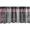 image:imageAmbesonne Buffalo Plaid Window Valance Pack of 2 Modern Tartan Design with Gentle Lines Classic Timbermen Pattern Rod Pocket Curtain Valances Kitchen Bedroom 54 X 12Pink and Grey