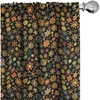 image:imageAmbesonne Candy Cane Curtains Aquarelle Style Sweets Traditional Christmas Festivity Winter Celebrations Window Treatments 2 Panel Set for Living Room Bedroom Pair of  28 x 84 White AquaBurnt Orange and Mustard