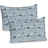 Slate Blue and Dark Sea Green
