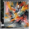 Orange Coral Pale Grey