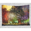 image:imageAmbesonne Fantasy Tapestry Forest with Mysterious Trees and Birds Supernatural Vivid Wonder World Wide Wall Hanging for Bedroom Living Room Dorm 60 X 40 Yellow Purple