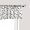 image:imageAmbesonne Flamingo Window Valance Heron and Flamingo Birds with Watercolor Design Wildlife Nature Curtain Valance for Kitchen Bedroom Decor with Rod Pocket 54 X 18 Grey Vermilion WhiteYellow Grey White