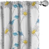 image:imageAmbesonne Flower Curtains Wild Flowers Poppies and Daisies Rural Nature Scenery in Meadows Rustic Window Treatments 2 Panel Set for Living Room Bedroom Pair of  28 x 84 White YellowAzure Blue Yellow White