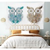 Cream White Teal