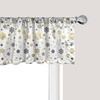 image:imageAmbesonne Leaf Window Valance Vintage Retro 60s Seem Banana Palm Tree Leaves Flowers Hibiscus Curtain Valance for Kitchen Bedroom Decor with Rod Pocket 54 X 18 Caramel BurgundyGrey Yellow White