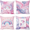 Pink Lilac and Ceil Blue