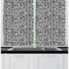 image:imageAmbesonne Modern Decor Kitchen Curtains Stripe Tube Like Bars Animation Inspired Digital Minimalist Graphic Art Window Drapes 2 Panels Set for Kitchen Cafe 55 x 39 Silver LavenderBlack and White