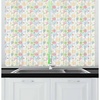 image:imageAmbesonne Modern Decor Kitchen Curtains Stripe Tube Like Bars Animation Inspired Digital Minimalist Graphic Art Window Drapes 2 Panels Set for Kitchen Cafe 55 x 39 Silver LavenderGreen Yellow