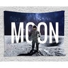 image:imageAmbesonne Modern Tapestry Close up Gorilla Portrait with Orange Eyes Zoo Jungle Animal Wild Money Graphic Wide Wall Hanging for Bedroom Living Room Dorm 80 X 60 Grey MarigoldGrey Blue