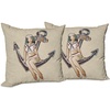 image:imageAmbesonne NYC Throw Pillow Cushion Cover Pack of 2 Manhattan New York City Fascinating View of Skyscrapers with Theme Vivid Dusk Photo Zippered DoubleSide Digital Print Decor 20 Blue PurpleMulticolor