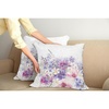 image:imageAmbesonne Retro Throw Pillow Cushion Cover Fashion Woman with Dandelion Flower Spring Wind Garden Sketchy Illustration Decorative Square Accent Pillow Case 16 X 16 Warm Taupe and BlueViolet White Pink