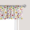 image:imageAmbesonne Tropical Window Valance Monochrome Pineapples with Abstract Zigzag Design on a Greyscale Background Curtain Valance for Kitchen Bedroom Decor with Rod Pocket 54 X 12 Black and WhiteMulti Color