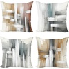 image:imageAmbesonne Yellow and Blue Throw Pillow Cushion Cover Abstract Polygon Style Fractal Gradient Geometric Background Art Decorative Rectangle Accent Pillow Case 26 X 16 Slate Blue MarigoldAmber Blue Grey and White