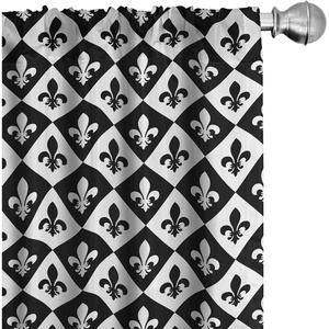 image:imageAmbesonne Abstract Curtains British Tartan Celtic Pattern with Vertical Horizontal Symmetric Stripes Image Window Treatments 2 Panel Set for Living Room Bedroom Pair of  28 x 63 Black WhiteBlack