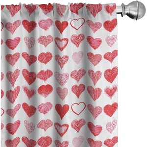 image:imageAmbesonne Abstract Curtains British Tartan Celtic Pattern with Vertical Horizontal Symmetric Stripes Image Window Treatments 2 Panel Set for Living Room Bedroom Pair of  28 x 63 Black WhiteVermilion White