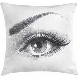 image:imageAmbesonne Animal Throw Pillow Cushion Cover Flamingos Print of Long Leged Love Birds Feathers Romance Brushstroke Splash Watercolor Decorative Square Accent Pillow Case 18 X 18 Pink Blue PurpleWhite Grey