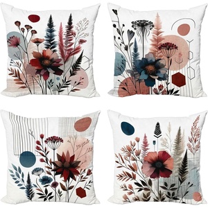 image:imageAmbesonne Animal Throw Pillow Cushion Cover Flamingos Print of Long Leged Love Birds Feathers Romance Brushstroke Splash Watercolor Decorative Square Accent Pillow Case 18 X 18 Pink Blue PurpleSea Blue Ruby Dried Rose
