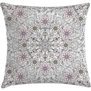 image:imageAmbesonne Animal Throw Pillow Cushion Cover Flamingos Print of Long Leged Love Birds Feathers Romance Brushstroke Splash Watercolor Decorative Square Accent Pillow Case 18 X 18 Pink Blue PurplePink Grey