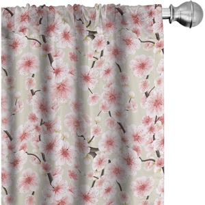 image:imageAmbesonne Animals Curtains Urban Jungle Themed Modern Boho Detail Roundy Fox Elephant Tiger Print Window Treatments 2 Panel Set for Living Room Bedroom Pair of  28 x 63 Dark Orange Teal BeigeGreen Brown