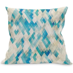 image:imageAmbesonne Antique Throw Pillow Cushion Cover Thai Culture Vector Abstract Background Flower Pattern Design Art Illustration Print Decorative Square Accent Pillow Case 24 X 24 RubyTurquoise White