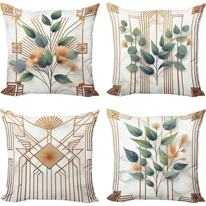 image:imageAmbesonne Antique Throw Pillow Cushion Cover Thai Culture Vector Abstract Background Flower Pattern Design Art Illustration Print Decorative Square Accent Pillow Case 24 X 24 RubyCinnamon Blue Grey Green