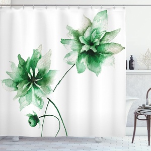 image:imageAmbesonne Birds Shower Curtain Cheerful Happy Birds Singing on Lively Tree Branches with Colorful Spring Leaves Cloth Fabric Bathroom Decor Set with Hooks 69 W x 70 L Eggshell MulticolorApple Green