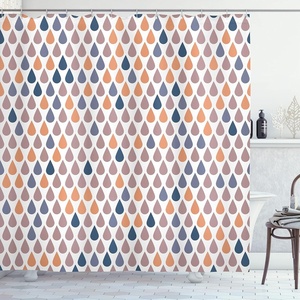 image:imageAmbesonne Birds Shower Curtain Cheerful Happy Birds Singing on Lively Tree Branches with Colorful Spring Leaves Cloth Fabric Bathroom Decor Set with Hooks 69 W x 70 L Eggshell MulticolorDark Peach