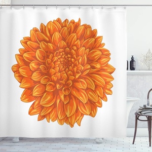 image:imageAmbesonne Birds Shower Curtain Cheerful Happy Birds Singing on Lively Tree Branches with Colorful Spring Leaves Cloth Fabric Bathroom Decor Set with Hooks 69 W x 70 L Eggshell MulticolorApricot Orange