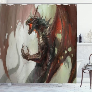 image:imageAmbesonne Birds Shower Curtain Cheerful Happy Birds Singing on Lively Tree Branches with Colorful Spring Leaves Cloth Fabric Bathroom Decor Set with Hooks 69 W x 70 L Eggshell MulticolorRed Brown