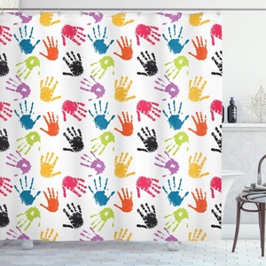 image:imageAmbesonne Birds Shower Curtain Cheerful Happy Birds Singing on Lively Tree Branches with Colorful Spring Leaves Cloth Fabric Bathroom Decor Set with Hooks 69 W x 70 L Eggshell MulticolorYellow Teal and Red