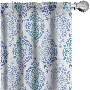 image:imageAmbesonne Birds and Nature Curtains Muted Tone Leafy Floral Huddles with Hummingbirds Urban Jungle Window Treatments 2 Panel Set for Living Room Bedroom Pair of  28 x 63 Blue Grey Dried RoseBlue Green