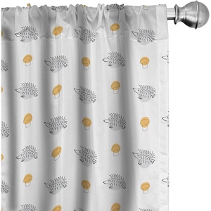 image:imageAmbesonne Birds and Nature Curtains Muted Tone Leafy Floral Huddles with Hummingbirds Urban Jungle Window Treatments 2 Panel Set for Living Room Bedroom Pair of  28 x 63 Blue Grey Dried RoseOrange Grey