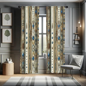 image:imageAmbesonne Birds and Nature Curtains Muted Tone Leafy Floral Huddles with Hummingbirds Urban Jungle Window Treatments 2 Panel Set for Living Room Bedroom Pair of  28 x 63 Blue Grey Dried RoseBrown Tan and Sea Blue