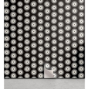 image:imageAmbesonne Blush Pink Peel amp Stick Wallpaper for Home Geometric Pattern with Diamond Check Modern Triangles Futuristic Art SelfAdhesive Living Room Kitchen Accent 13 x 100 Pale Mustard and BlushDark Grey and Ivory
