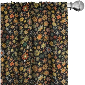 image:imageAmbesonne Candy Cane Curtains Aquarelle Style Sweets Traditional Christmas Festivity Winter Celebrations Window Treatments 2 Panel Set for Living Room Bedroom Pair of  28 x 84 White AquaBurnt Orange and Mustard