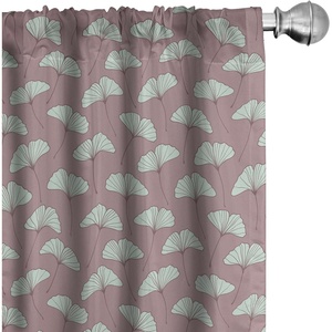 image:imageAmbesonne Ethnic Window Curtains Watercolor Style Hand Drawn Grid Pattern Hippie Folk Batik Design Lightweight Decor 2Panel Set with Rod Pocket Pair of  28 x 63 Azure BlueMint Green