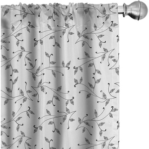 image:imageAmbesonne Ethnic Window Curtains Watercolor Style Hand Drawn Grid Pattern Hippie Folk Batik Design Lightweight Decor 2Panel Set with Rod Pocket Pair of  28 x 63 Azure BlueGrey White