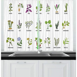 image:imageAmbesonne Fitness Kitchen Curtains Motivation Regular Exercise Theme Fitness Words Checkered Backdrop Typography Window Drapes 2 Panel Set for Kitchen Cafe Decor 55 x 39 Pale Blue WhiteLime Green Multicolor