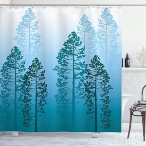 image:imageAmbesonne Indie Shower Curtain Hand Drawn Dressed up Walrus Animal Long Teeth Smoking Antromorphic Sketch Art Cloth Fabric Bathroom Decor Set with Hooks 69 W x 70 L White BlackAzure Blue