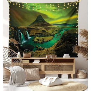 image:imageAmbesonne Modern Tapestry Close up Gorilla Portrait with Orange Eyes Zoo Jungle Animal Wild Money Graphic Wide Wall Hanging for Bedroom Living Room Dorm 80 X 60 Grey MarigoldOlive Green