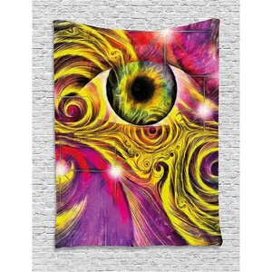 image:imageAmbesonne Modern Tapestry Close up Gorilla Portrait with Orange Eyes Zoo Jungle Animal Wild Money Graphic Wide Wall Hanging for Bedroom Living Room Dorm 80 X 60 Grey MarigoldFuchsia Yellow