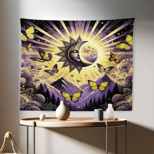 image:imageAmbesonne Modern Tapestry Close up Gorilla Portrait with Orange Eyes Zoo Jungle Animal Wild Money Graphic Wide Wall Hanging for Bedroom Living Room Dorm 80 X 60 Grey MarigoldViolet Mustard Dark Grey