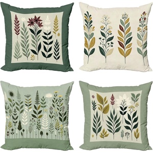 image:imageAmbesonne Retro Throw Pillow Cushion Cover Fashion Woman with Dandelion Flower Spring Wind Garden Sketchy Illustration Decorative Square Accent Pillow Case 16 X 16 Warm Taupe and BluePeacock Green Fawn Maroon