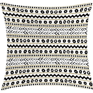 image:imageAmbesonne Striped Throw Pillow Cushion Cover Abstract Prehistoric with Cave Rocks Nature Inspired Unusual Boho Artprint Decorative Square Accent Pillow Case 24 X 24 Yellow BlackYellow Black