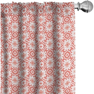 image:imageAmbesonne Tattoo Curtains Panda Bear Portraits Mascots Pattern for in Black and White Window Treatments 2 Panel Set for Living Room Bedroom Pair of  28 x 84 Black and WhiteCoral White