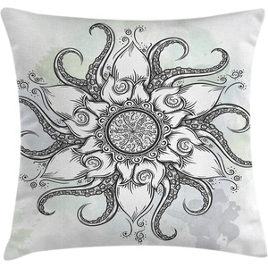 image:imageAmbesonne Teen Room Throw Pillow Cushion Cover Professional Basketball Arena Stadium Before The Game Championship Sports Image Decorative Square Accent Pillow Case 16 X 16 BrownGrey White