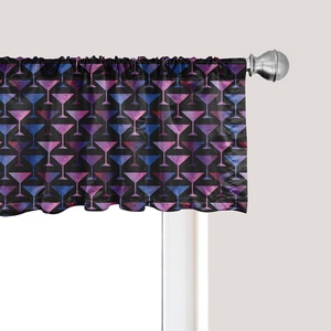 image:imageAmbesonne Tropical Window Valance Monochrome Pineapples with Abstract Zigzag Design on a Greyscale Background Curtain Valance for Kitchen Bedroom Decor with Rod Pocket 54 X 12 Black and WhiteQuartz Pale Fuchsia